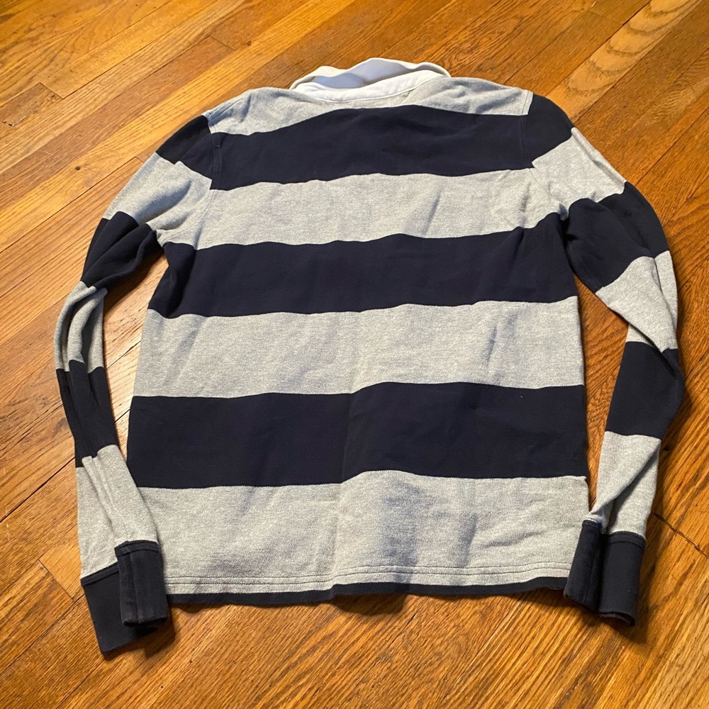 Tommy Hilfiger Men’s Striped Rugby Shirt Size M Custom Fit - Picture 8 of 8